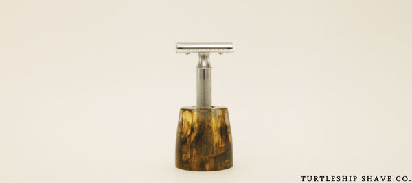 Razor Dock - Tortoise Shell – Turtleship Shave Co.