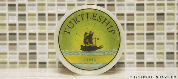 Turtleship shave co Quality Shaving Soap Lime
